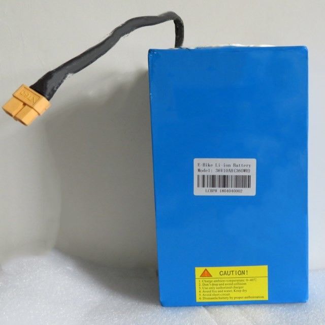 কাস্টমাইজড 36 ভোল্ট লিথিয়াম ব্যাটারি প্যাক 10ah 36v 10s4p এমএসডিএস UN38.3 ইবাইকের জন্য