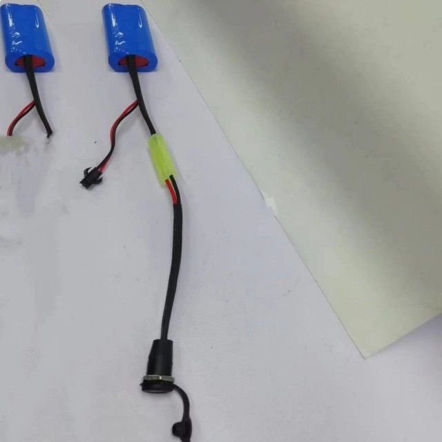 কাস্টম 18650 লি-আয়ন ব্যাটারি প্যাক 2cells In Series With Barrel Connector DC5521 মহিলা