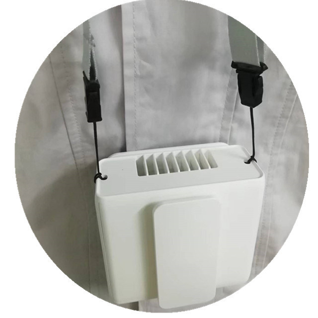 মাল্টি ফাংশন পার্সোনাল বেল্ট ফ্যান, ঘাড়ে ঝোলানো যায়, কোমর ক্লিপ ফ্যান, বিল্ট-ইন 5000mAh ব্যাটারি, 5V USB পোর্টেবল পরিধানযোগ্য ফ্যান