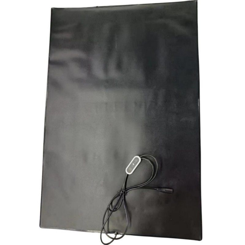পিভিসি পোষা প্রাণী গরম ম্যাট 12V গরম প্যাড 60x40cm সঙ্গে তাপমাত্রা নিয়ামক কুকুর বিড়াল জন্য