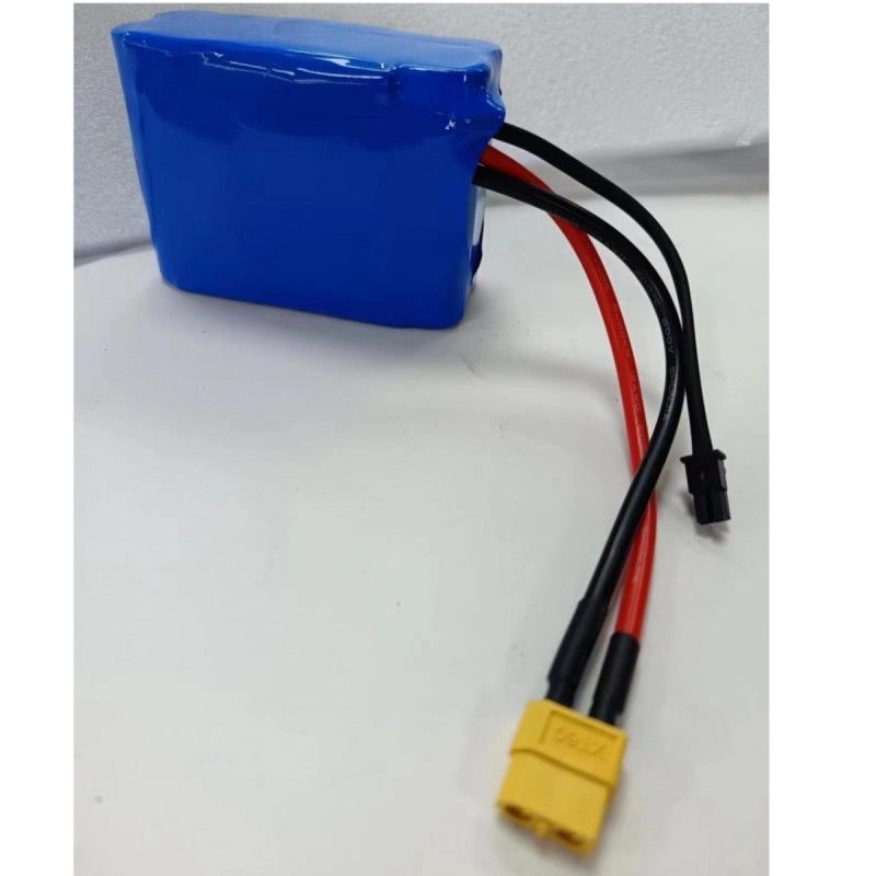 কাস্টম ব্যাটারি প্যাক 7.4V 16Ah 2S5P 18650 সেল 3200mAh BMS 25A MX3.0 চার্জিং প্লাগ সহ