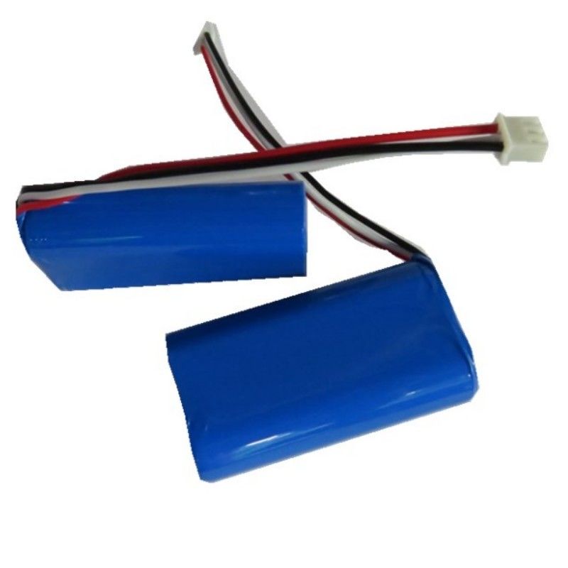 7.4V 2600mAh 18650 সেল ব্যাটারি প্যাক সঙ্গে 3 লিড এবং 3-পিন যোগাযোগ জন্য পস মেশিন