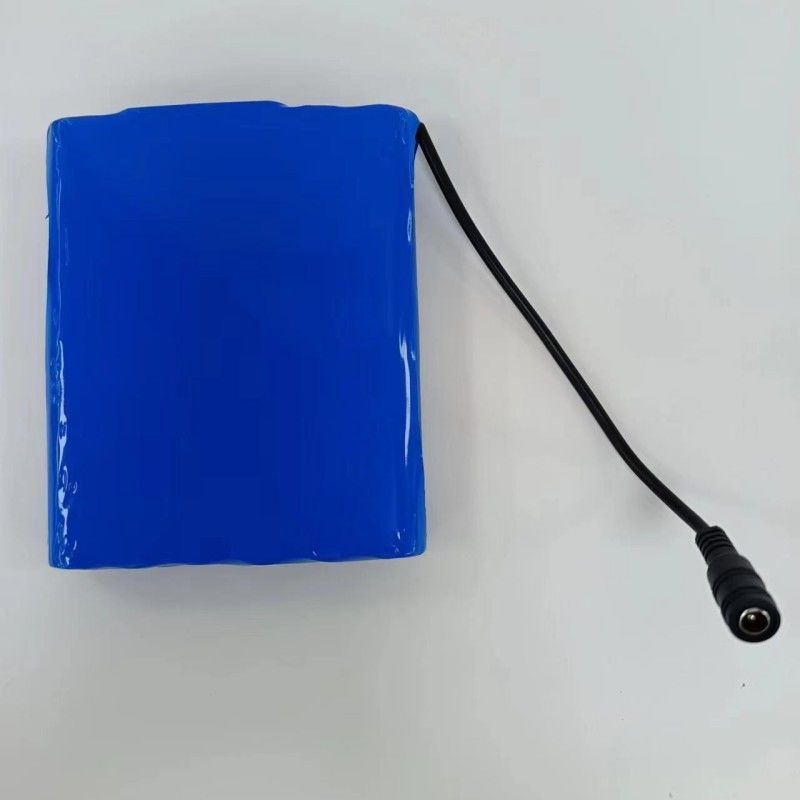 স্লিম 18650 ব্যাটারি প্যাক 6S2P 22.2V 5Ah সঙ্গে ডিসি 5.5x2.1mm সংযোগকারী BMS উপরে