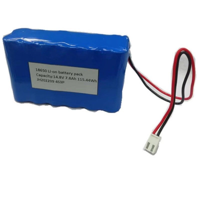 18650 ব্যাটারি প্যাক 4s3p 14.8V 7.8Ah ব্যাটারি LED লাইটের জন্য 2-পিন যোগাযোগ সহ