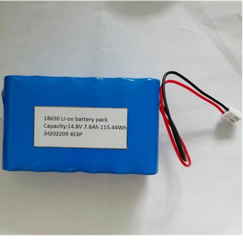 18650 ব্যাটারি প্যাক 4s3p 14.8V 7.8Ah ব্যাটারি LED লাইটের জন্য 2-পিন যোগাযোগ সহ
