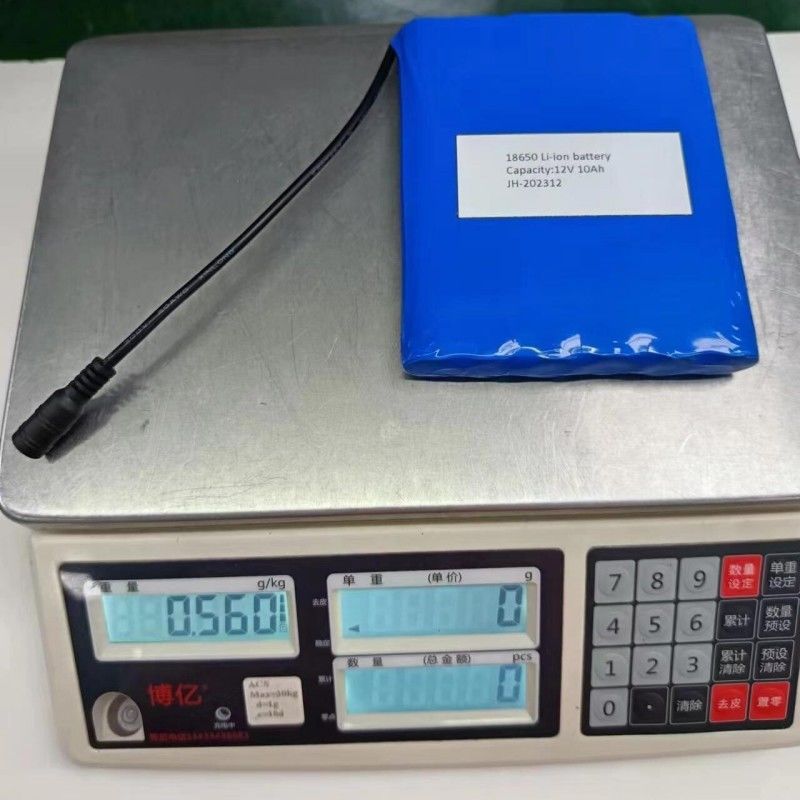 স্লিম 18650 ব্যাটারি প্যাক 6S2P 22.2V 5Ah সঙ্গে ডিসি 5.5x2.1mm সংযোগকারী BMS উপরে
