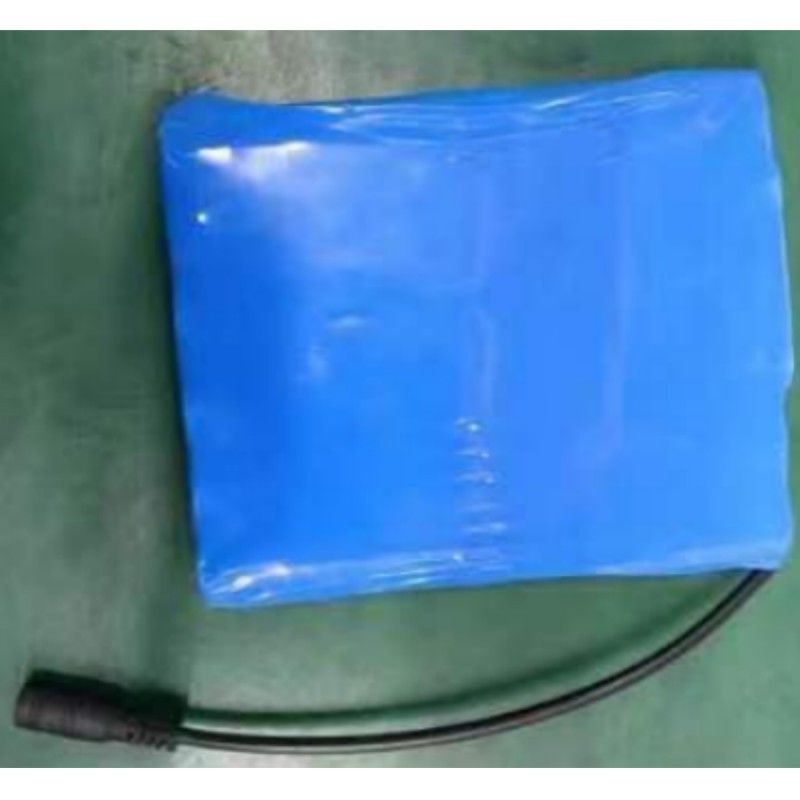 স্লিম 18650 ব্যাটারি প্যাক 6S2P 22.2V 5Ah সঙ্গে ডিসি 5.5x2.1mm সংযোগকারী BMS উপরে