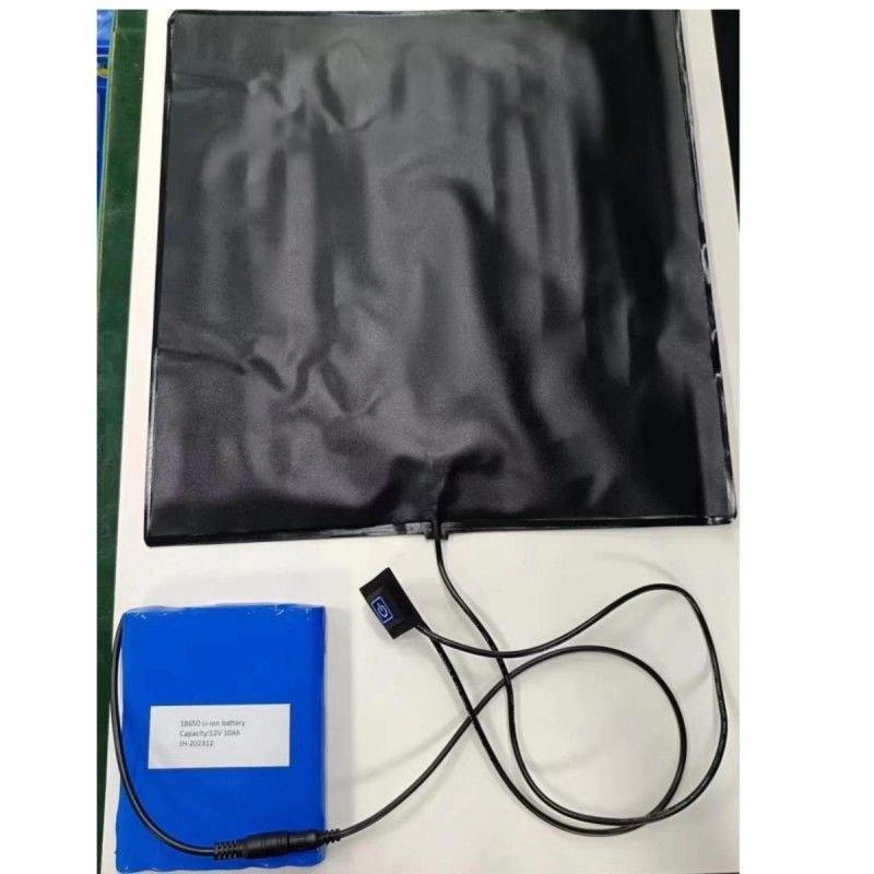 গরম খাবার বিতরণ পিভিসি হিটিং প্যাড 12V 10Ah ব্যাটারি চালিত হিটিং প্যাড আকার 30x30 সেমি