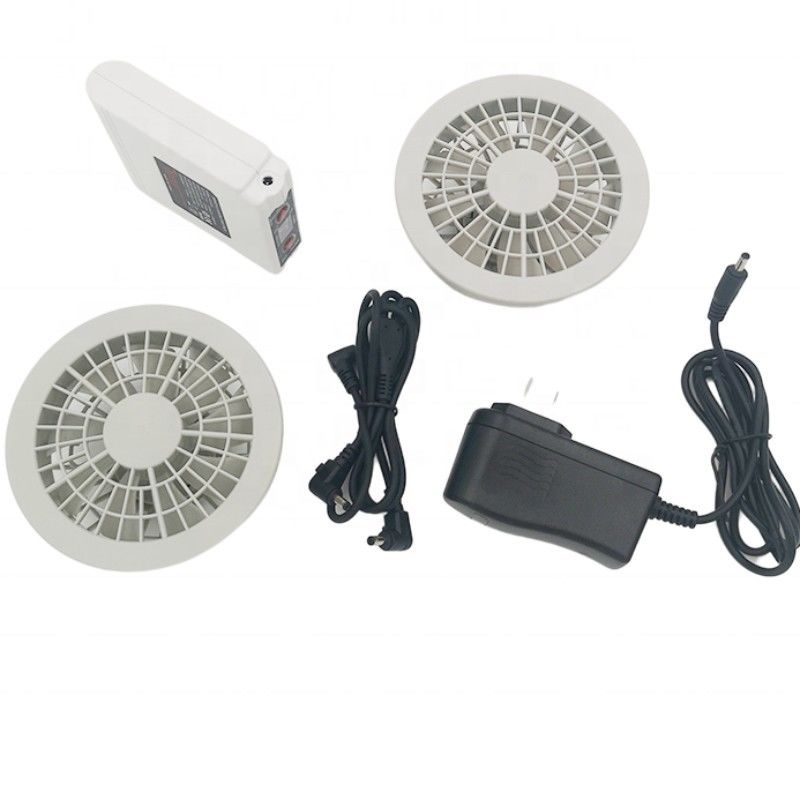 PSE ফ্যান ব্যাটারি সেট 7.4V 5200mAh জ্যাকেট কুলিং ফ্যান সেট 4 স্তরের বায়ুর গতি
