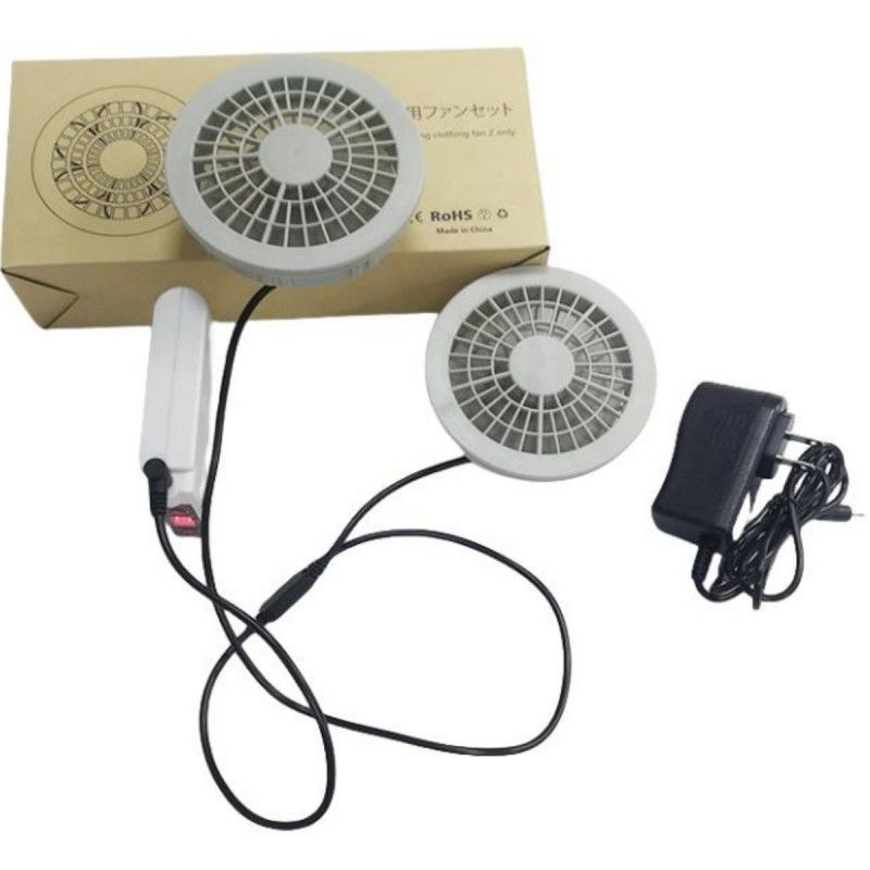 PSE ফ্যান ব্যাটারি সেট 7.4V 5200mAh জ্যাকেট কুলিং ফ্যান সেট 4 স্তরের বায়ুর গতি