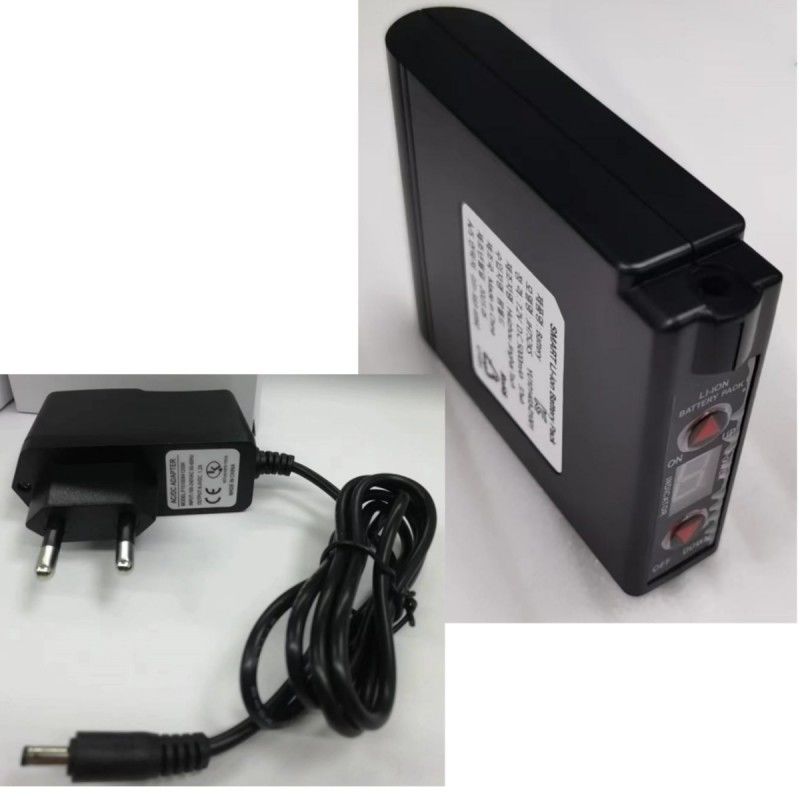 7.4 ভোল্ট 7000mAh গরম কাপড় ব্যাটারি চার্জার সেট কোরিয়ান প্লাগ গরম করার জন্য পেট বেল্ট