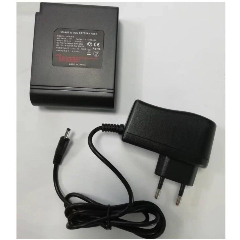 7.4 ভোল্ট 7000mAh গরম কাপড় ব্যাটারি চার্জার সেট কোরিয়ান প্লাগ গরম করার জন্য পেট বেল্ট