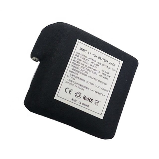 কালো কাপড়ের মধ্যে আবৃত ব্যাটারি 7.4V 4400mAh 5200mAh 6400mAh 7000mAh ব্যাটারি গরম জ্যাকেট জন্য