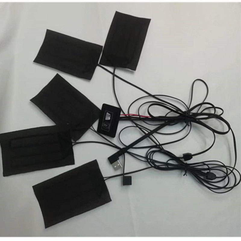 মেকআপ পোশাক গরম প্যাড 5pcs প্রতিটি 7x11cm 5 ইন ওয়ান 5V ইউএসবি গরম প্যাড জন্য জ্যাকেট