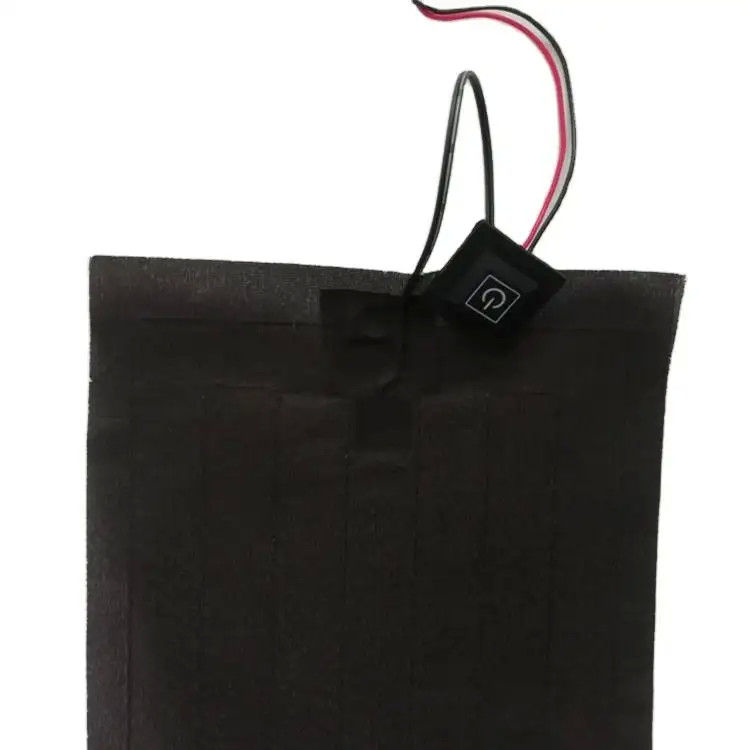 কাস্টম পোশাক হিটিং প্যাড আকার 20x20cm 3.7V SM 2Pin প্লাগ সহ