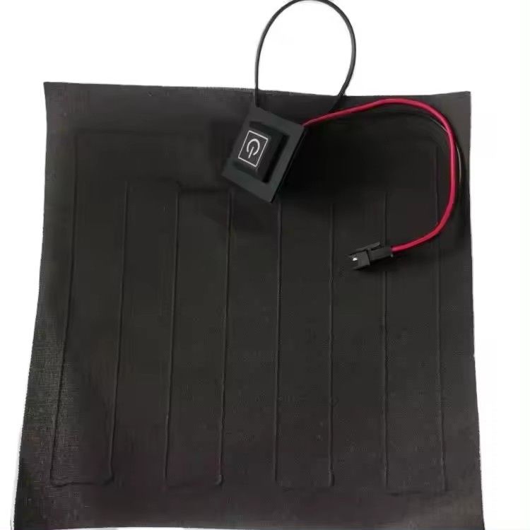 কাস্টম পোশাক হিটিং প্যাড আকার 20x20cm 3.7V SM 2Pin প্লাগ সহ