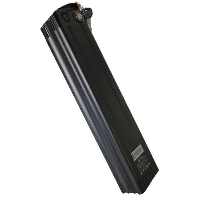 48V 20Ah সিলভার ফিশ স্টাইল ইবাইক ব্যাটারি প্যাক 13S8P 104pcs সেল 515mm দৈর্ঘ্য