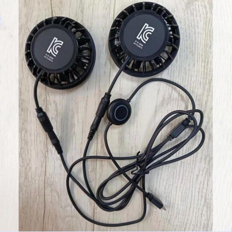 প্যান্ট ফ্যান 2pcs টাইপ-সি প্লাগ সহ ছোট শীতল ফ্যান 5V