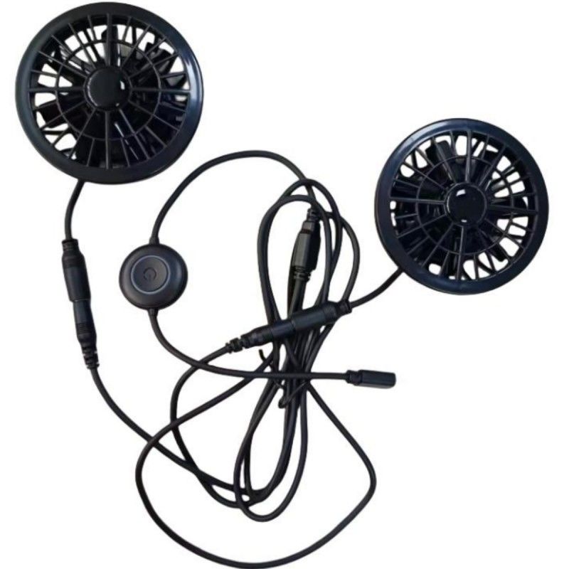 প্যান্ট ফ্যান 2pcs টাইপ-সি প্লাগ সহ ছোট শীতল ফ্যান 5V
