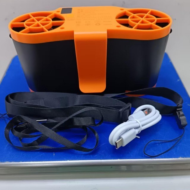 20000mAh ব্যাটারি পোর্টেবল কোমর ফ্যান ৬টি অ্যাডজাস্টেবল স্পিড লেভেল এবং পাওয়ার ব্যাংক ফাংশন