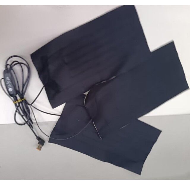 কাস্টম হিটিং প্যাড ৩০X১৫ সেমি ৩টি প্যাড একসাথে ১২ভি ক্লথ হিটার ইউএসবি সুইচ কন্ট্রোলার সহ হিটিং চেয়ারের জন্য